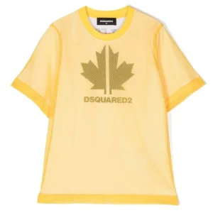 T-SHIRT CON RETE A CONTRASTO
