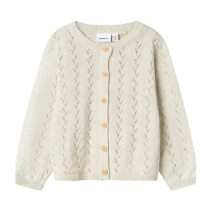 CARDIGAN IN MAGLIA CON BOTTONI FRONTALI